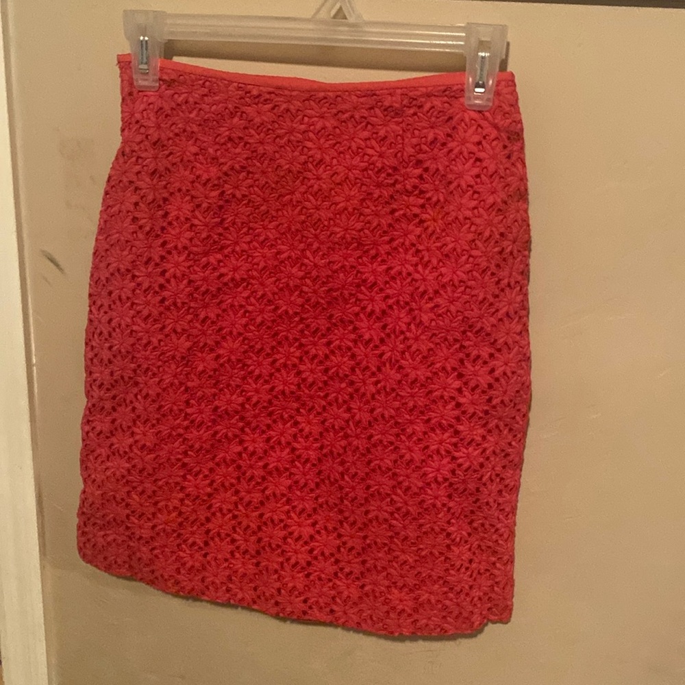 Ann taylor floral print skirt